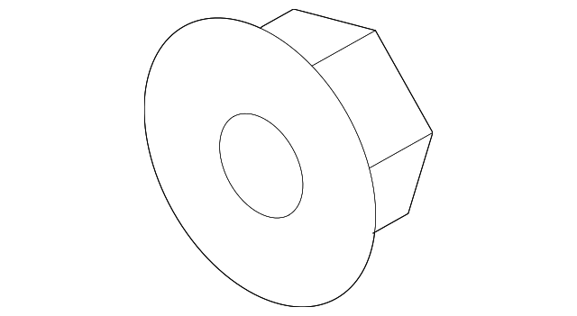 Instrument Panel Air Duct Nut - Kia (13385-06007K)