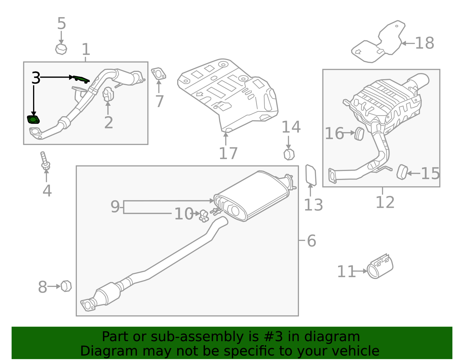 Front Pipe Gasket - Kia (28751-2B550)