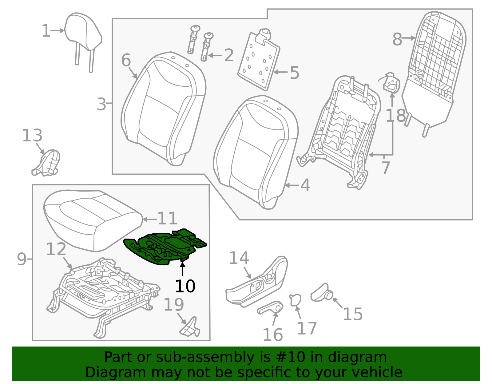 Seat Cushion Heater - Kia (88190 B2010)