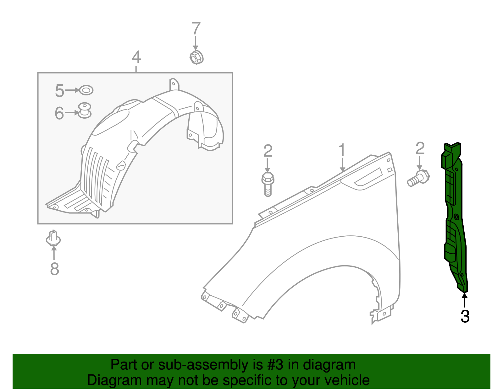Insulator - Kia (84142-B2000)