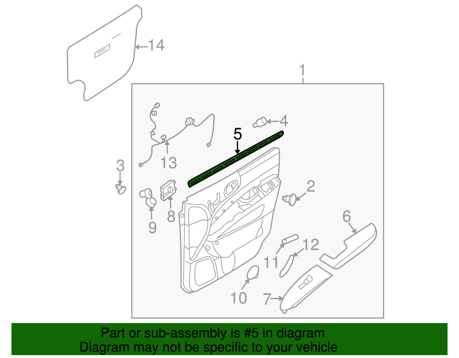 Belt Weather-Strip - Kia (82341-4D000)