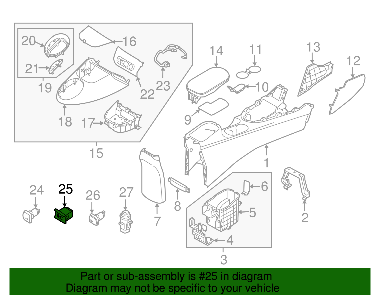 Auxiliary Jack - Kia (96120-B2120)