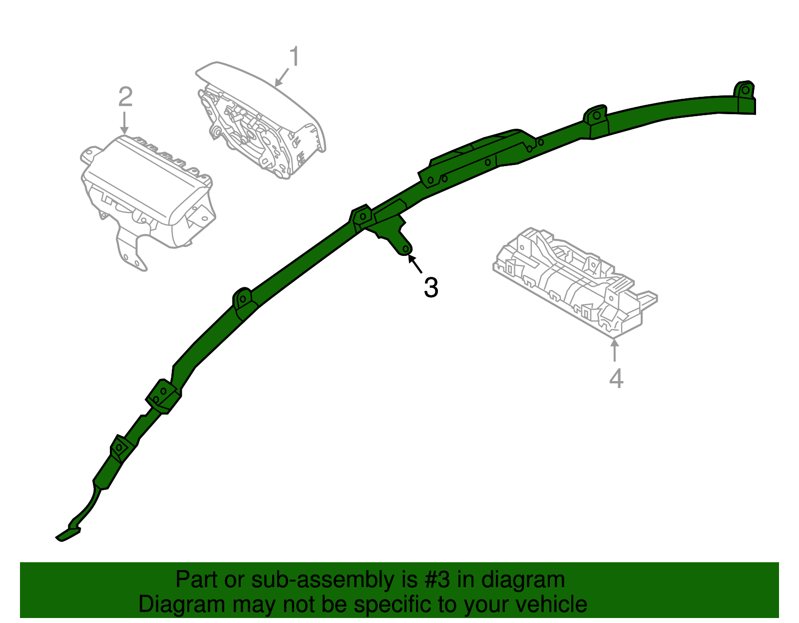 Head Air Bag - Kia (85020-3R000)