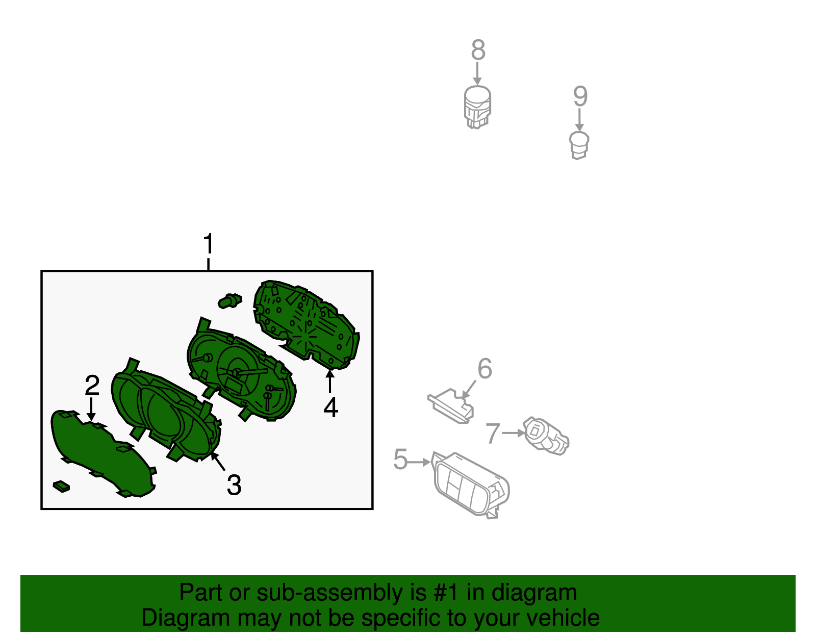 Cluster Assembly - Kia (94011-C6002)