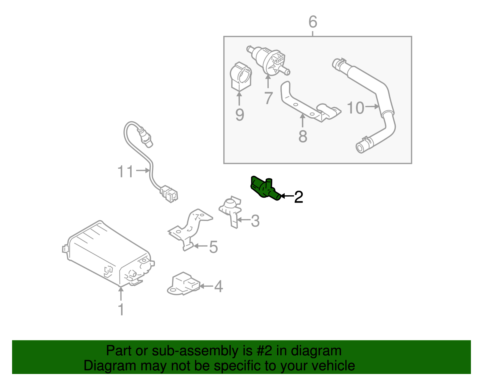 Purge Control Valve - Kia (31430-29200)