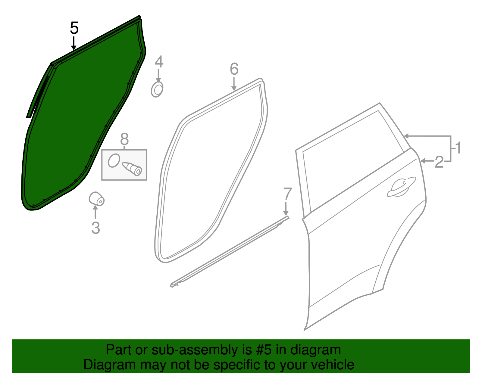 Door Weather-Strip - Kia (83140-B2000EQ)