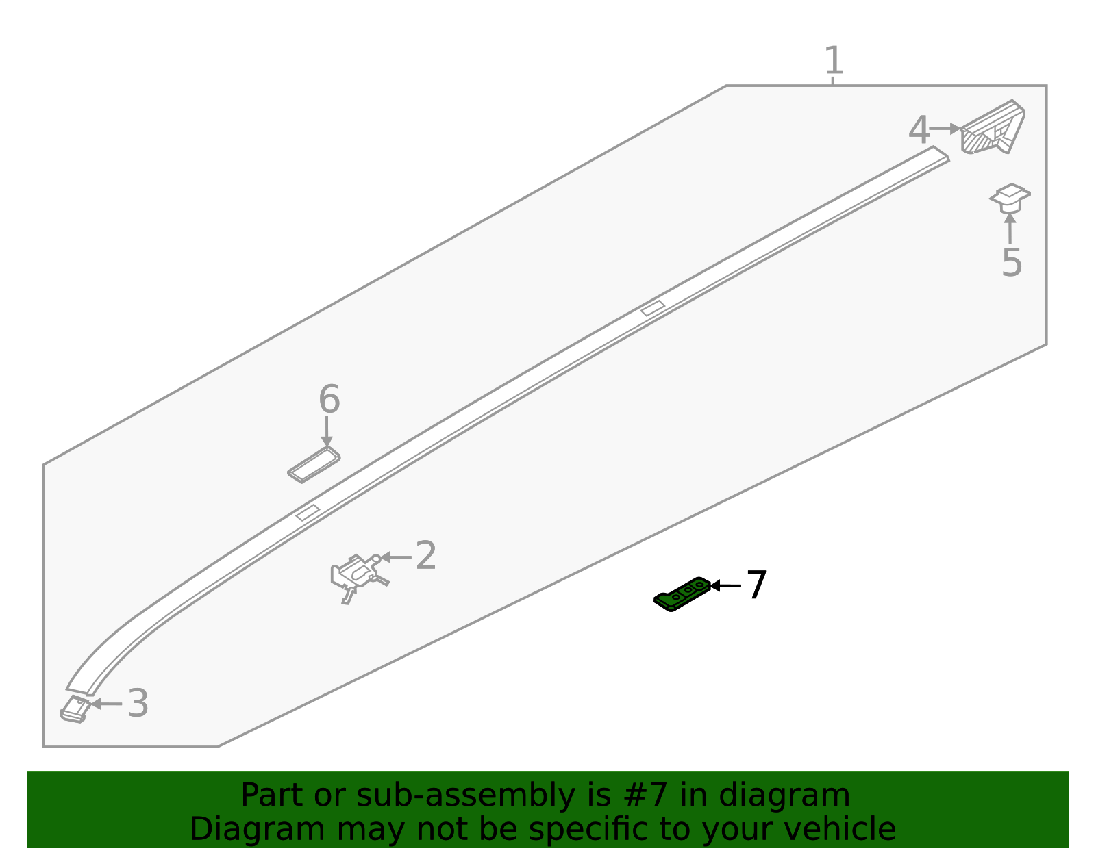 Roof Molding Bracket - Kia (87230-B2010)
