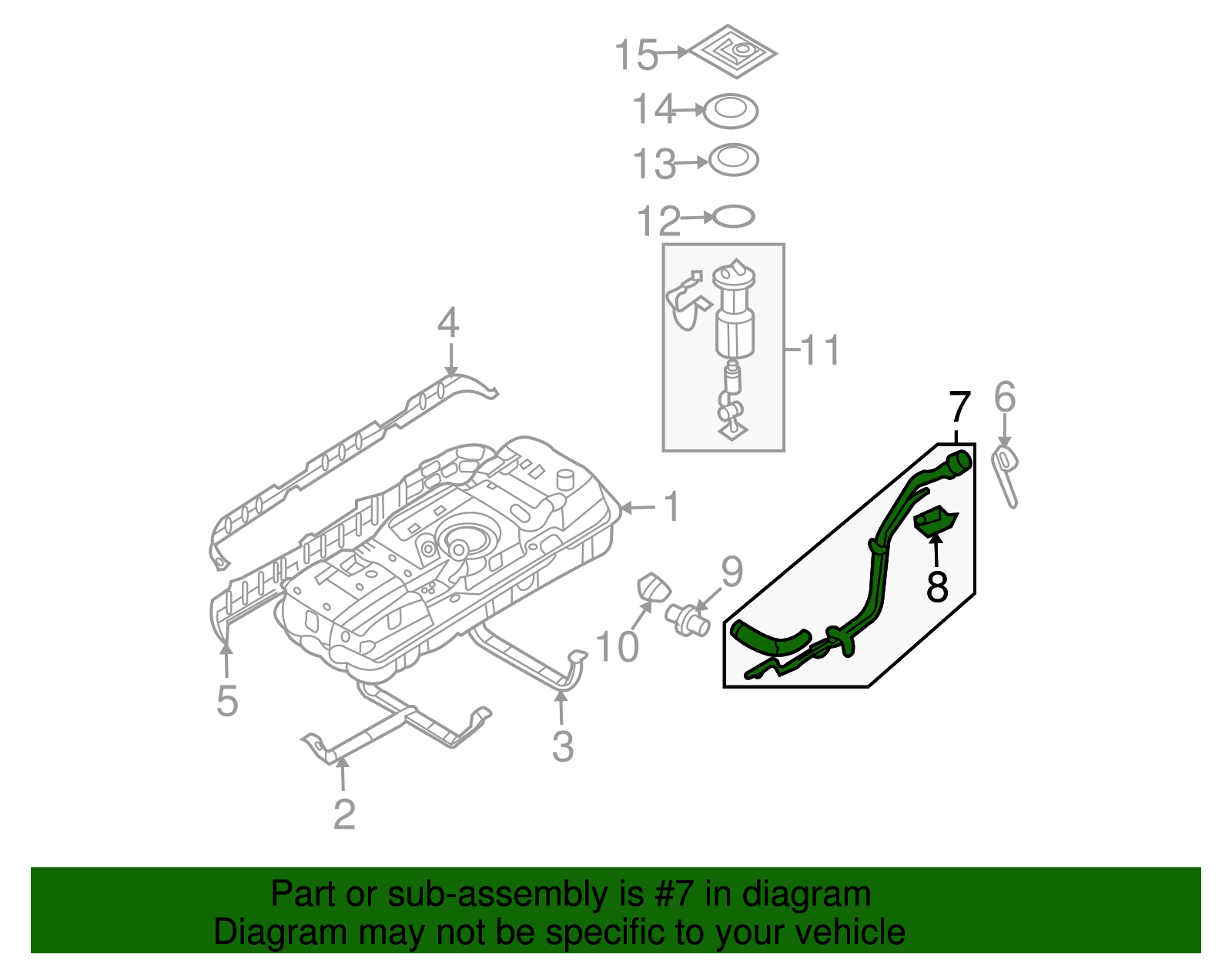 Filler Neck - Kia (31030-4D500)