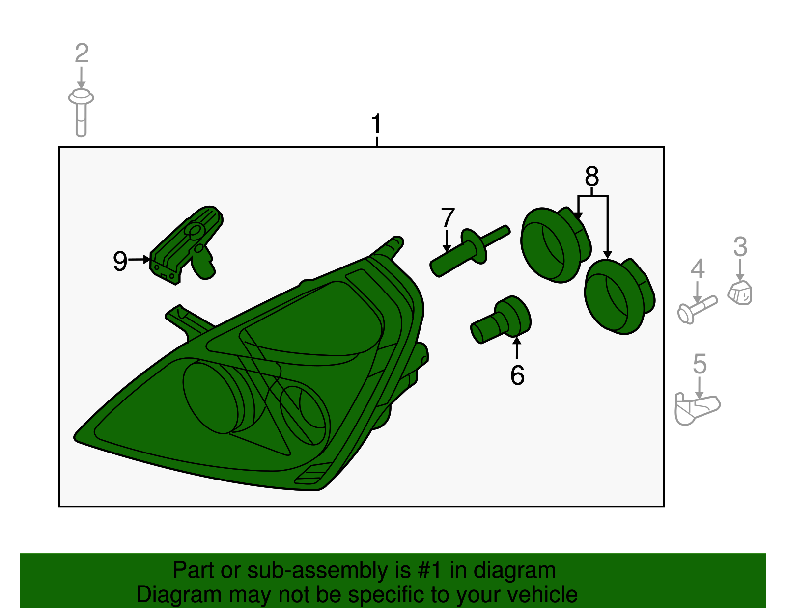 Composite Assembly - Kia (92102-4D080)