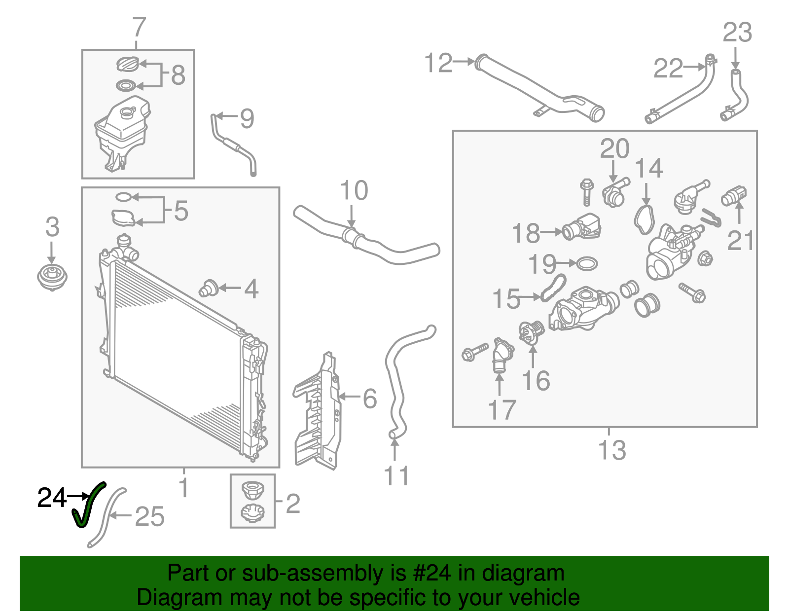 Oil Cooler Tube - Kia (25425-3R200)