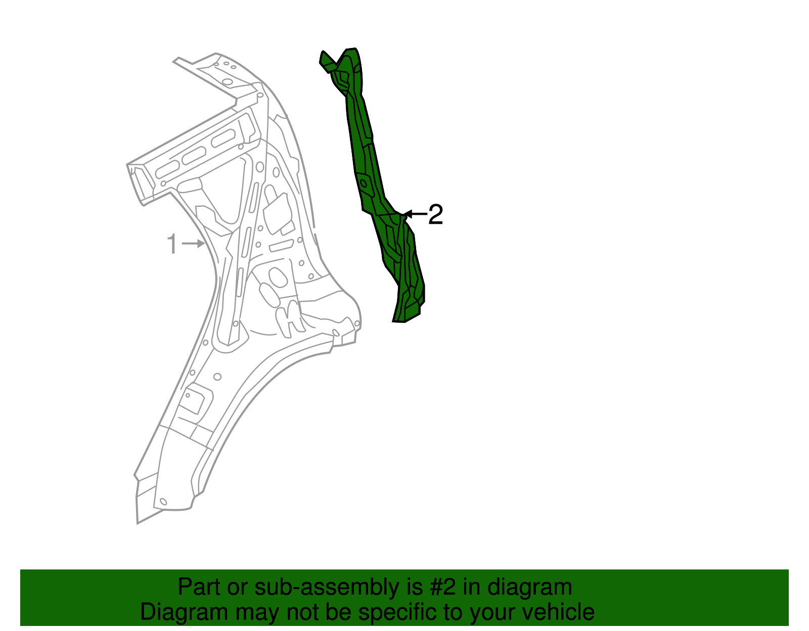 Tail Lamp Pocket - Kia (71550-B2050)
