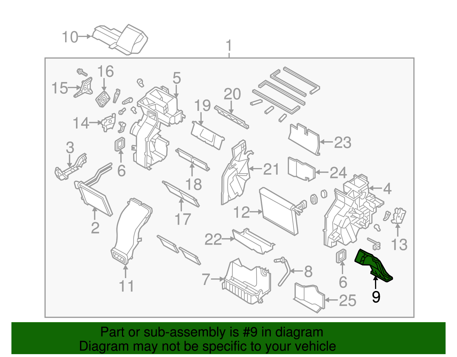 Side Duct - Kia (97282-1U000)