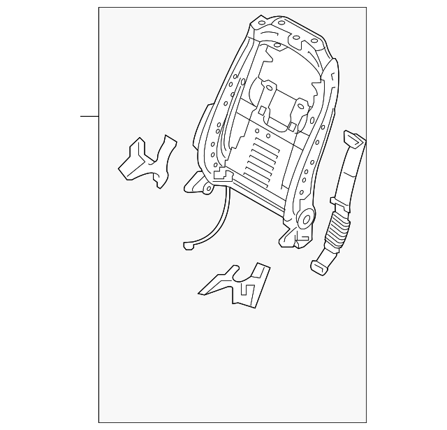 Seat Back Frame - Kia (88310-C6530)