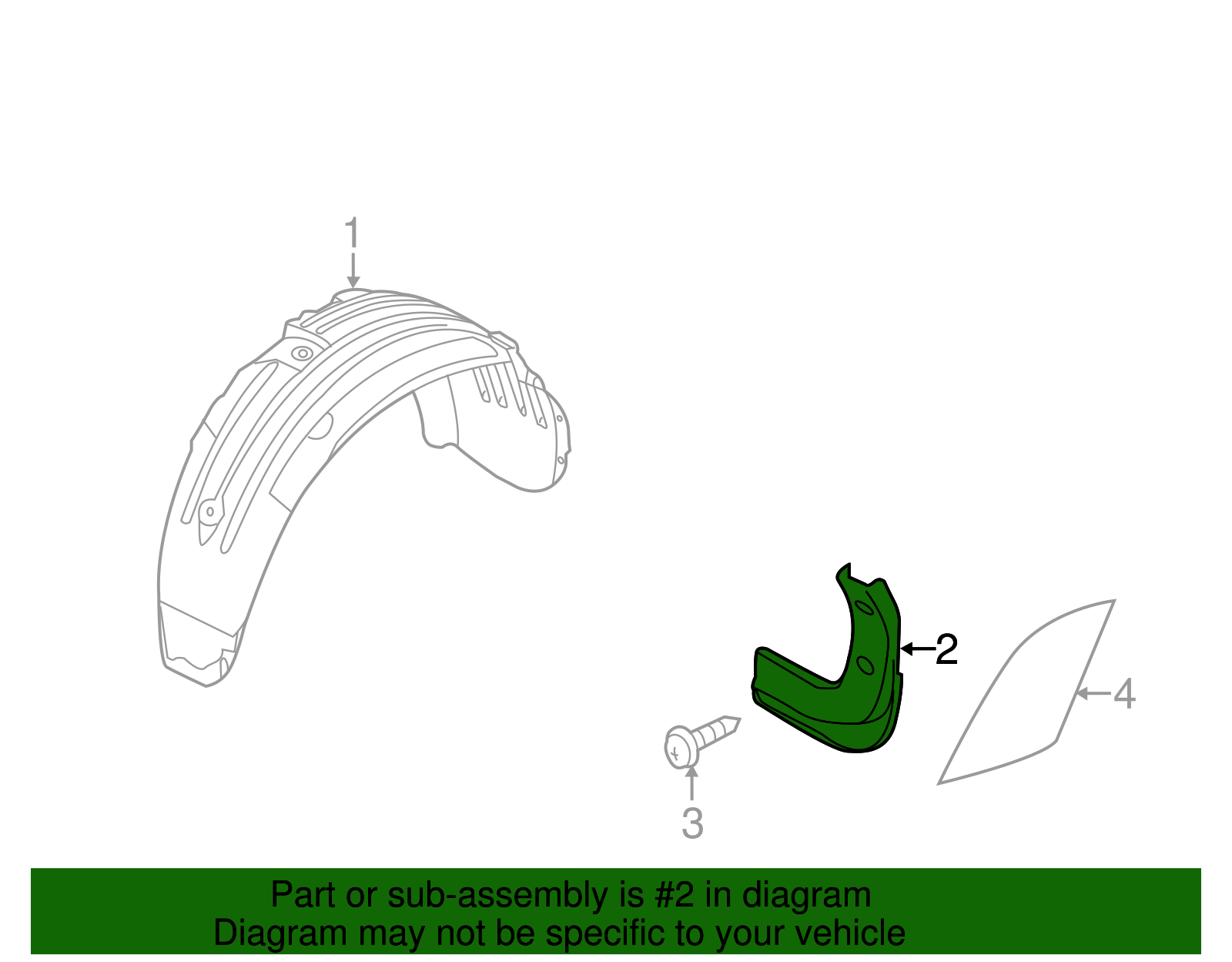 Mud Guard - Kia (86841-B2500)