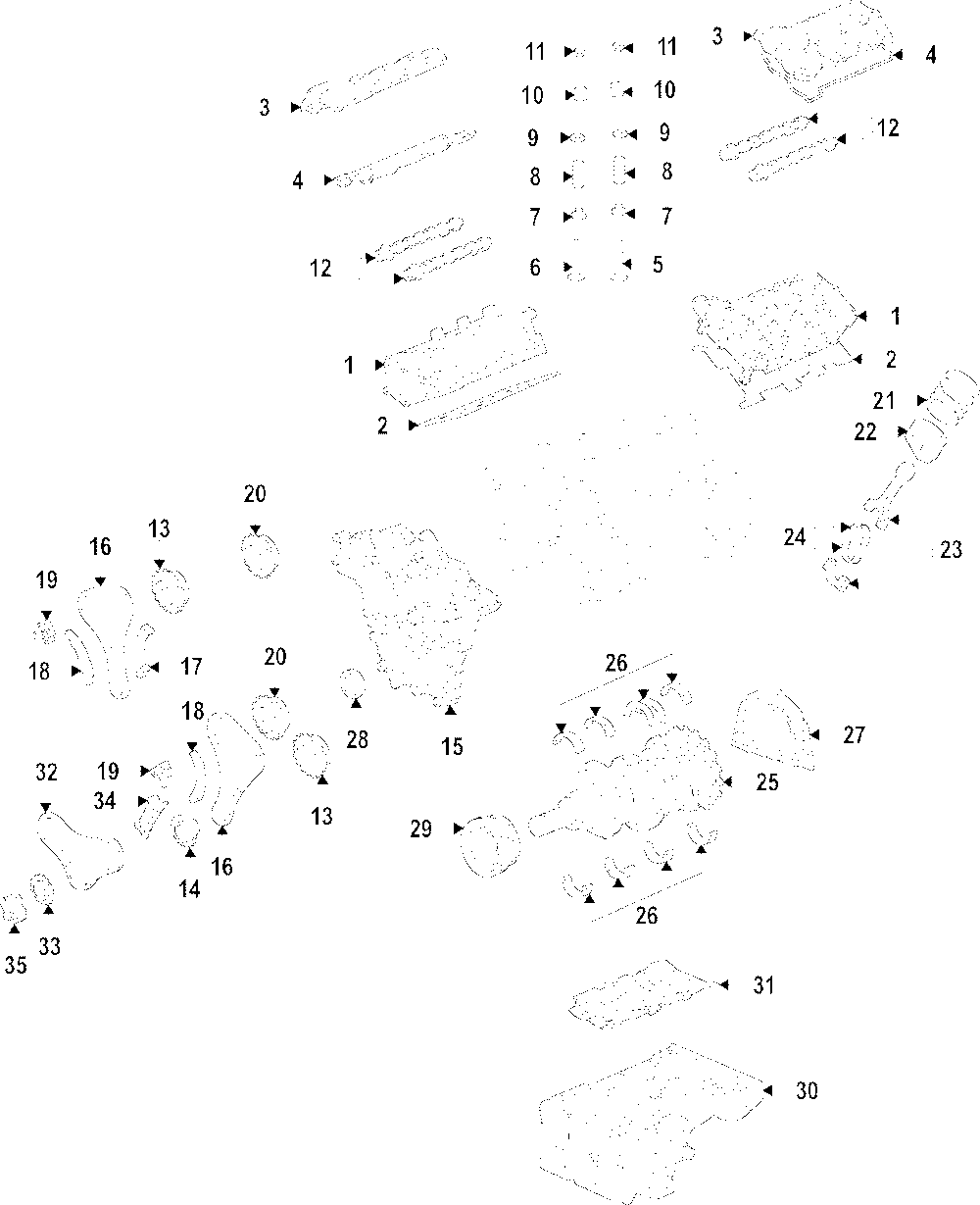 Valve Seals - Kia (22224-3CAB0)