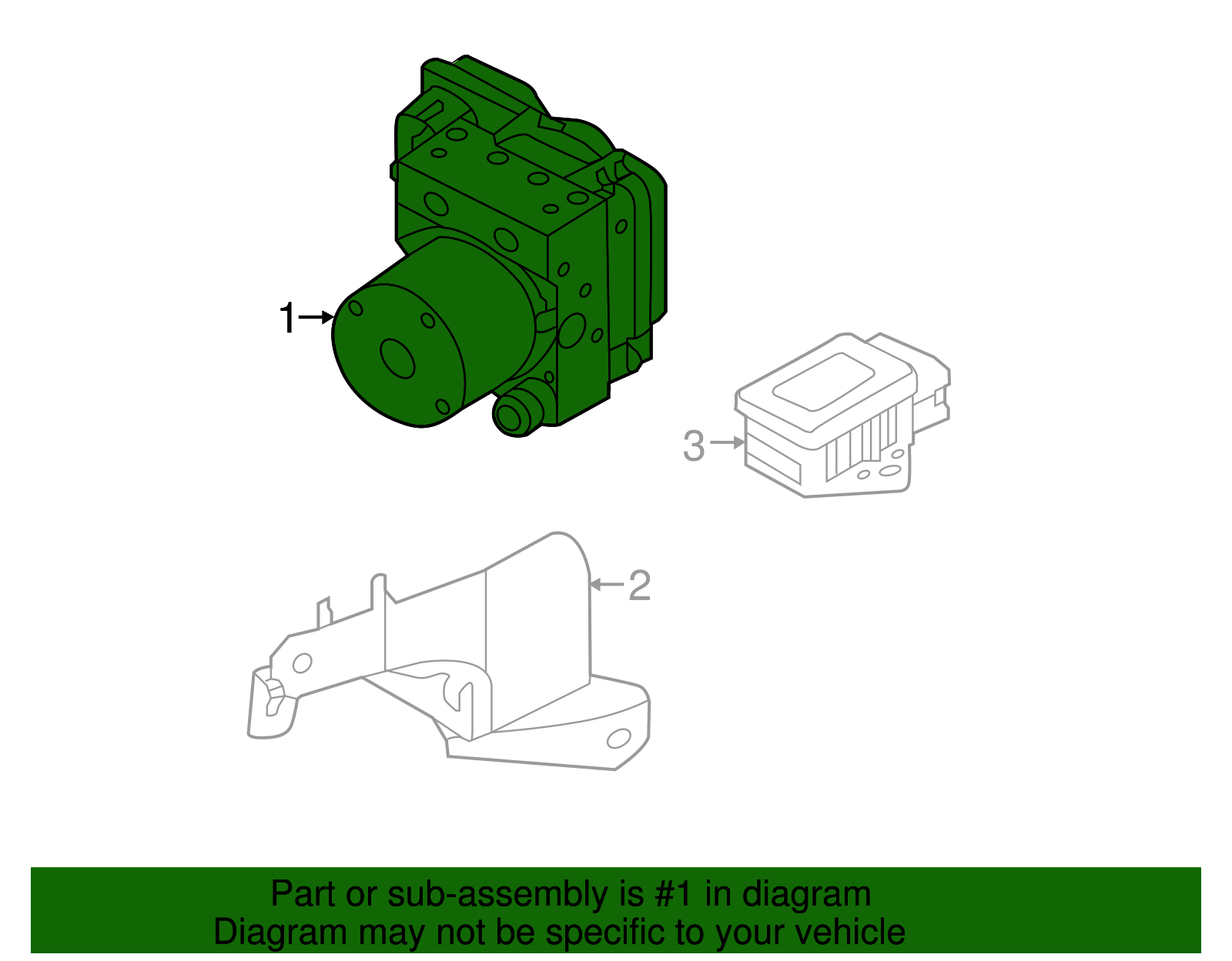 ABS Control Unit - Kia (58920-3R800)