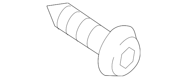 Rear Molding Screw - Kia (10189-04123)