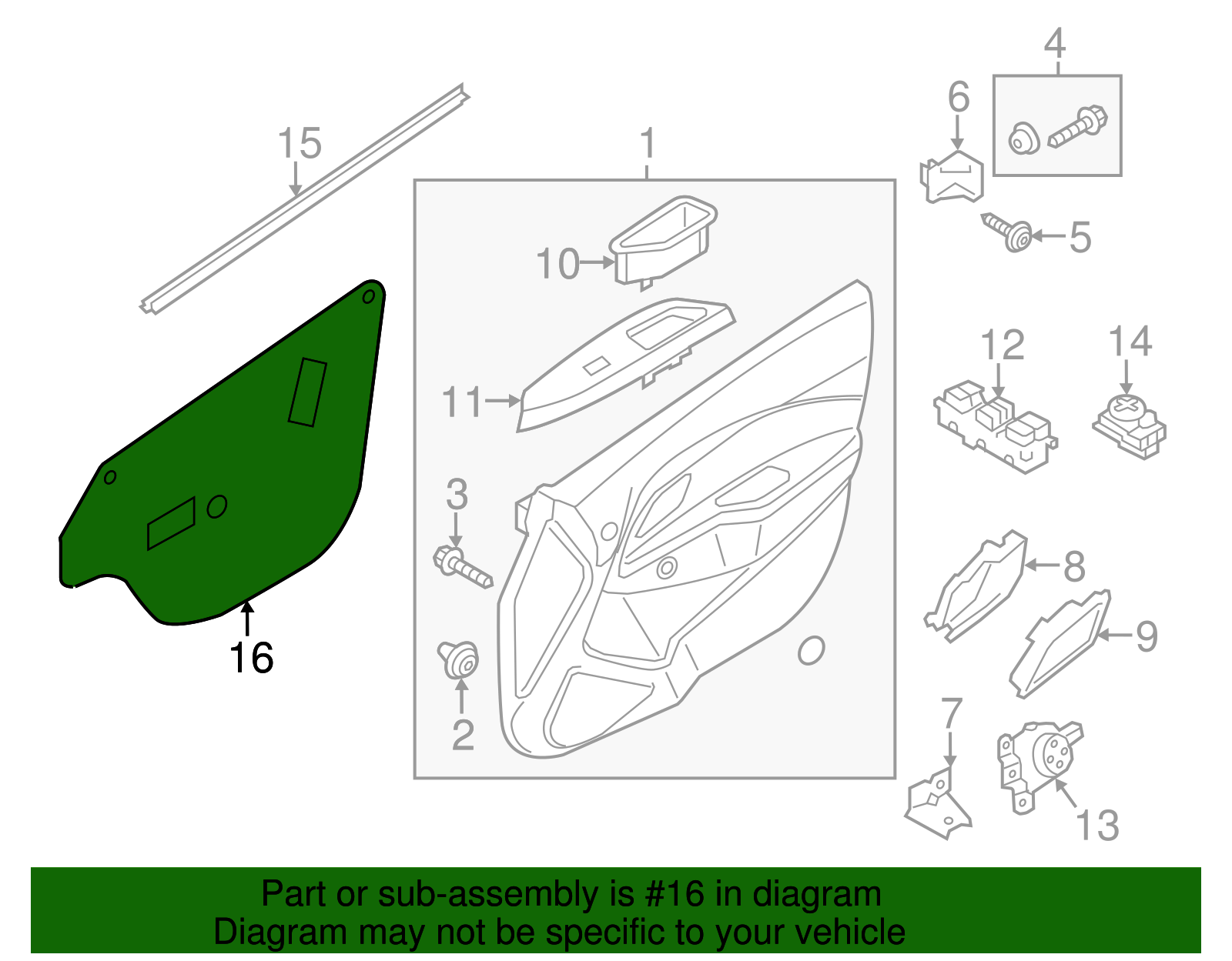 Water Shield - Kia (82391-1W000)
