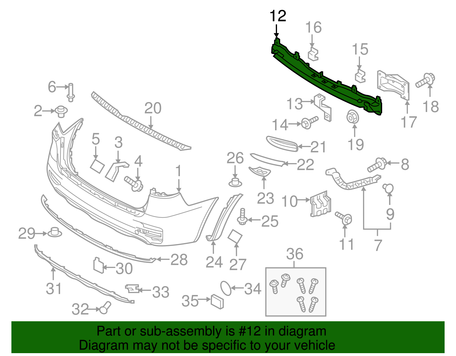 Impact Bar - Kia (86631-C6000)