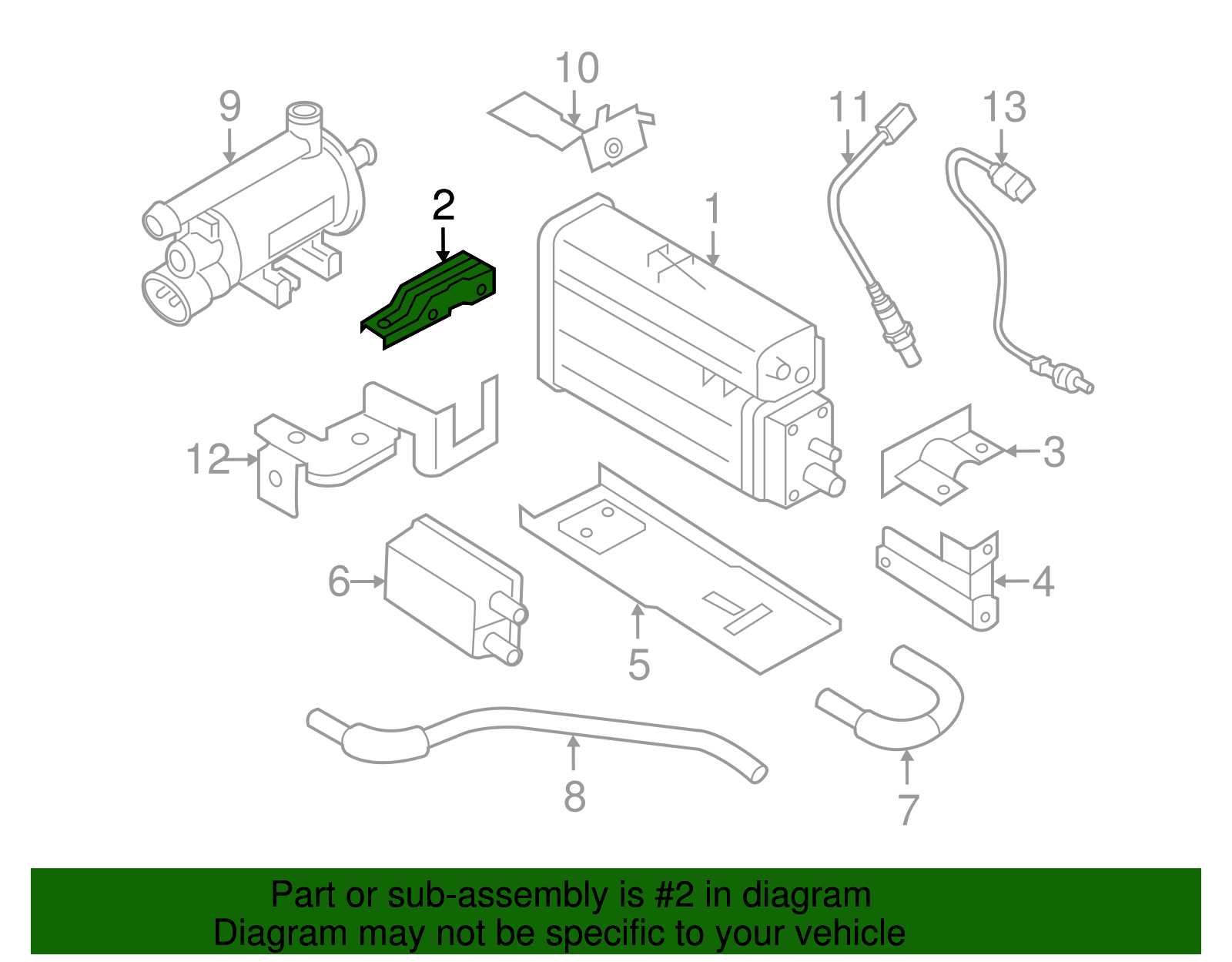 Vapor Canister Stopper - Kia (31452-2T500)