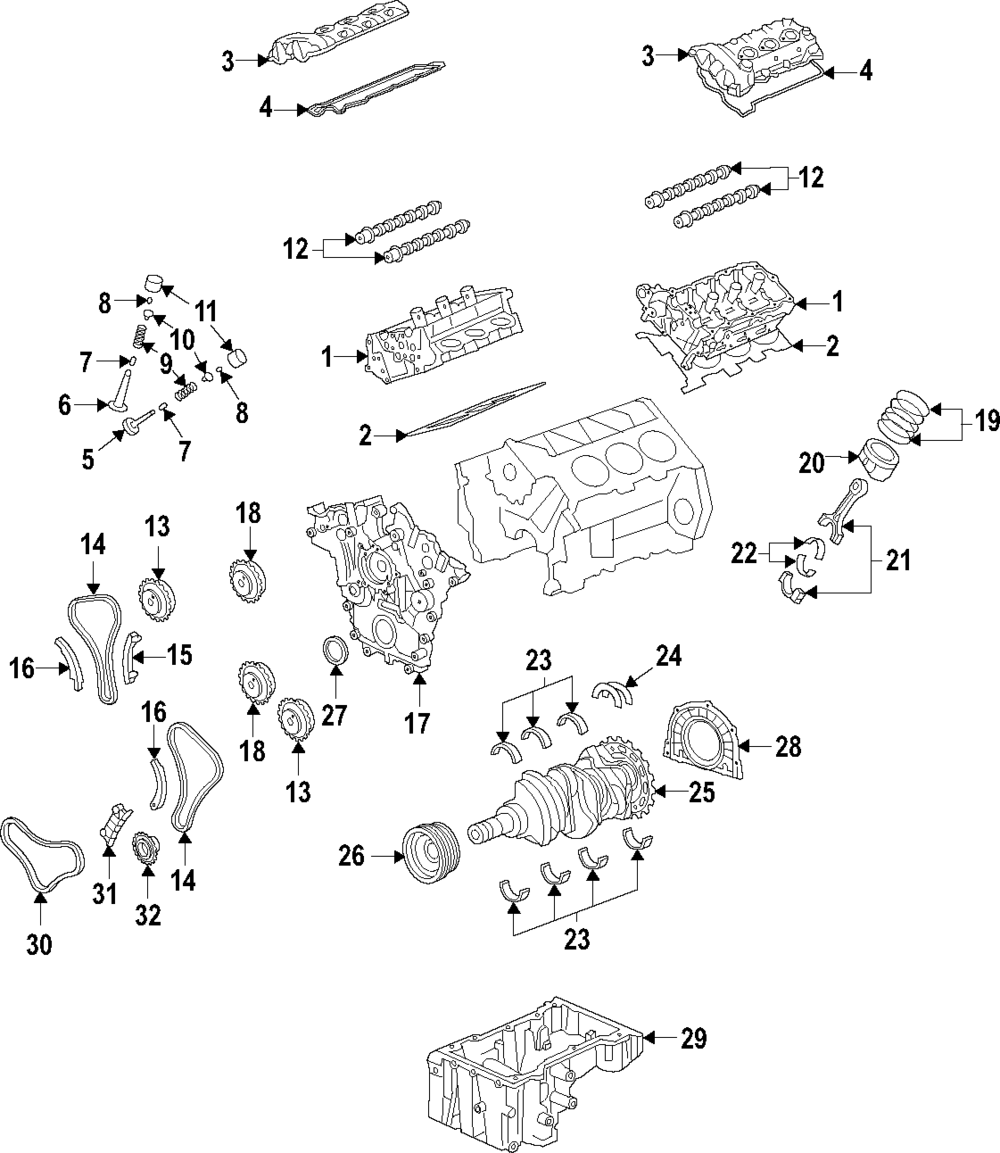 Valve Springs - Kia (22221-3CAA0)