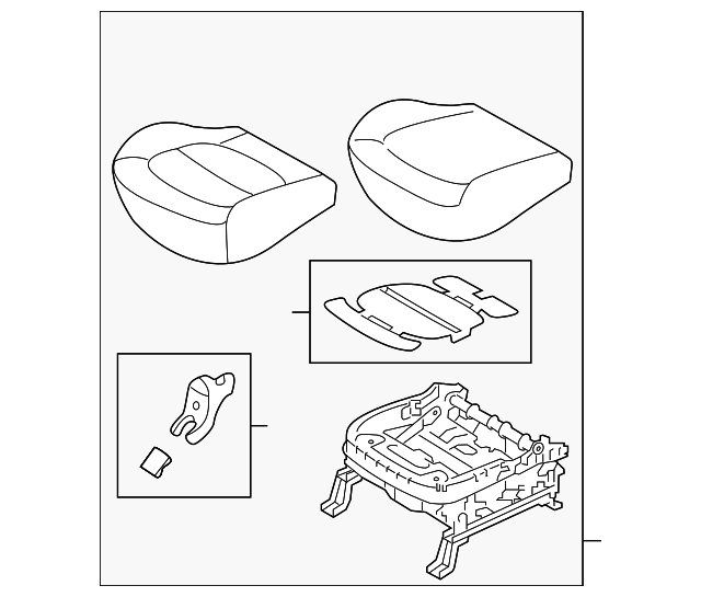 Cushion Assembly - Kia (88100-B2331KHU)
