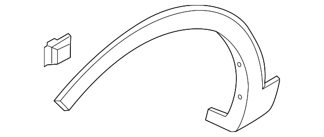 Wheel Opening Molding - Kia (87711-C6000)