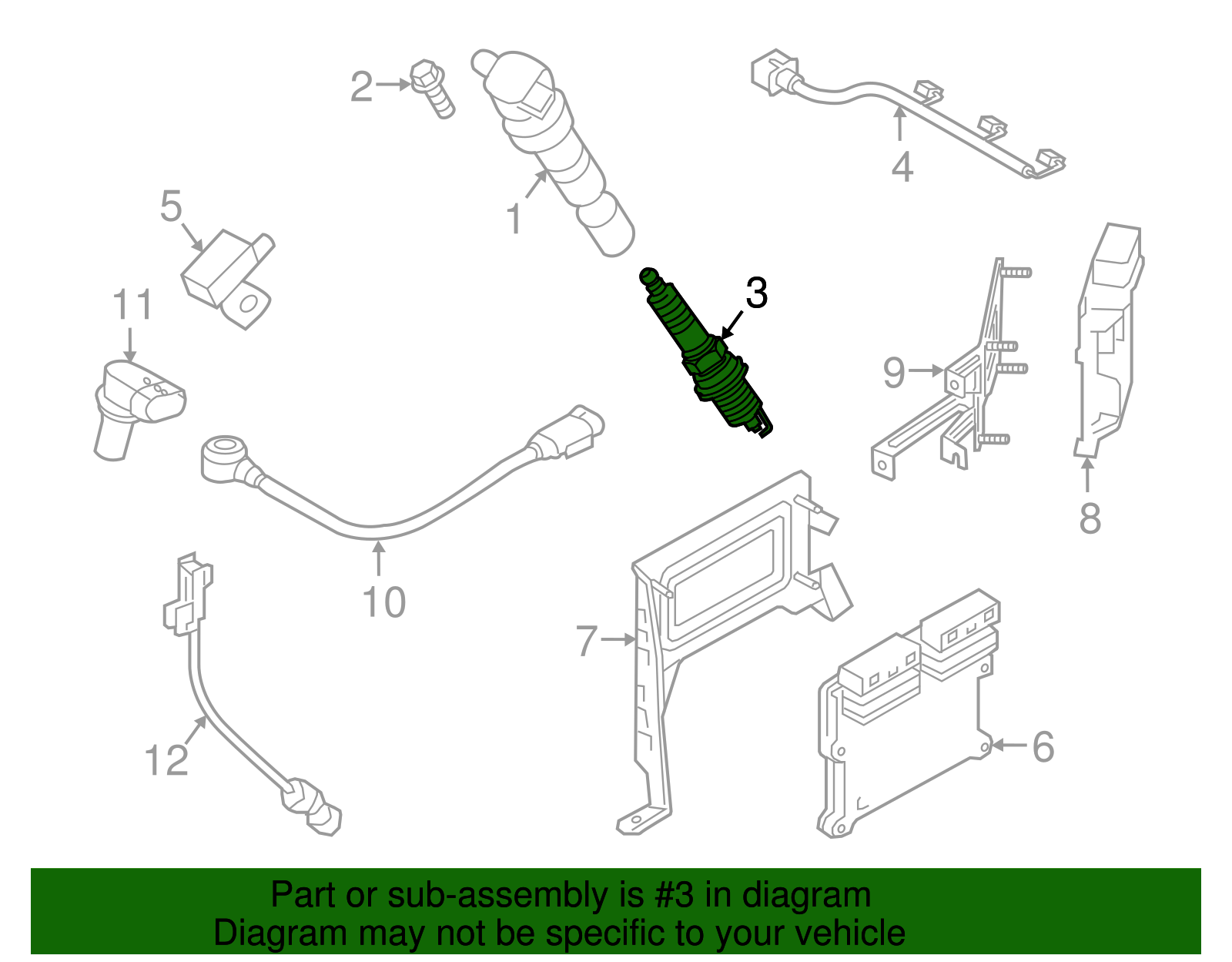 Spark Plug - Kia (18846-11070)