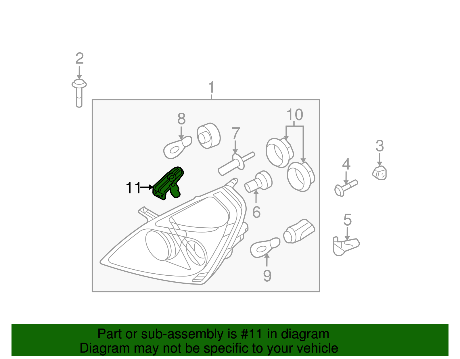 Mount Bracket - Kia (92132-4D000)