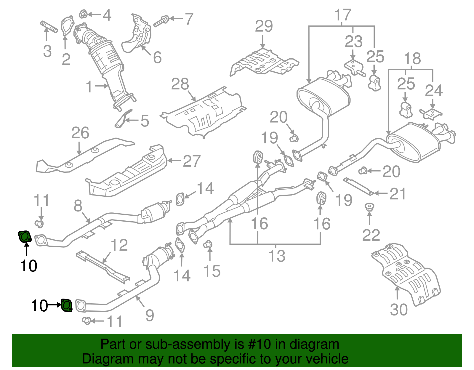 Gasket - Kia (28751-3S100)