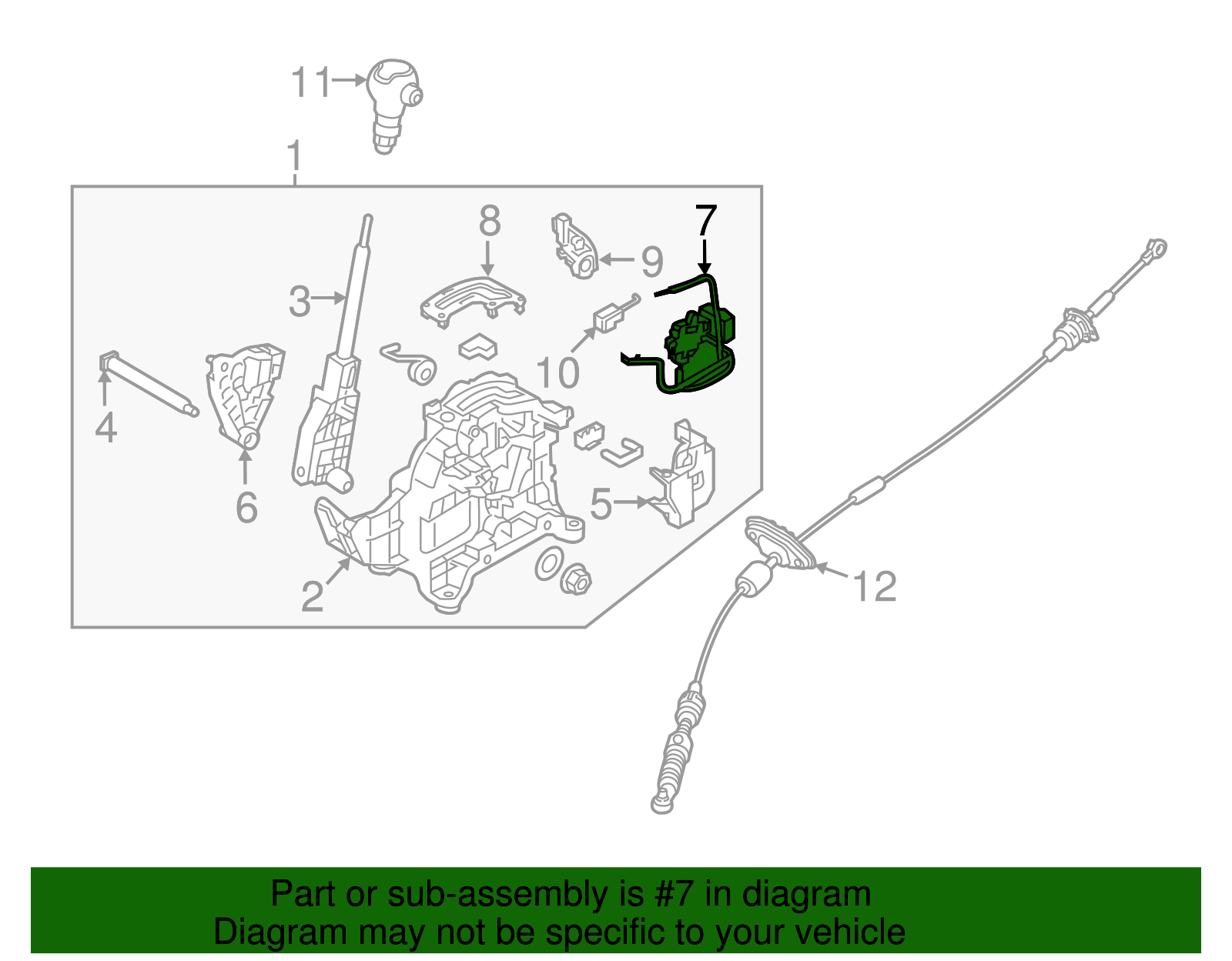 Release Lever - Kia (46746-B2100)