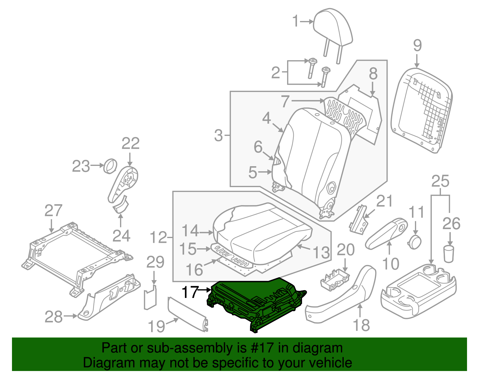 Seat Adjuster - Kia (88600-4D344)