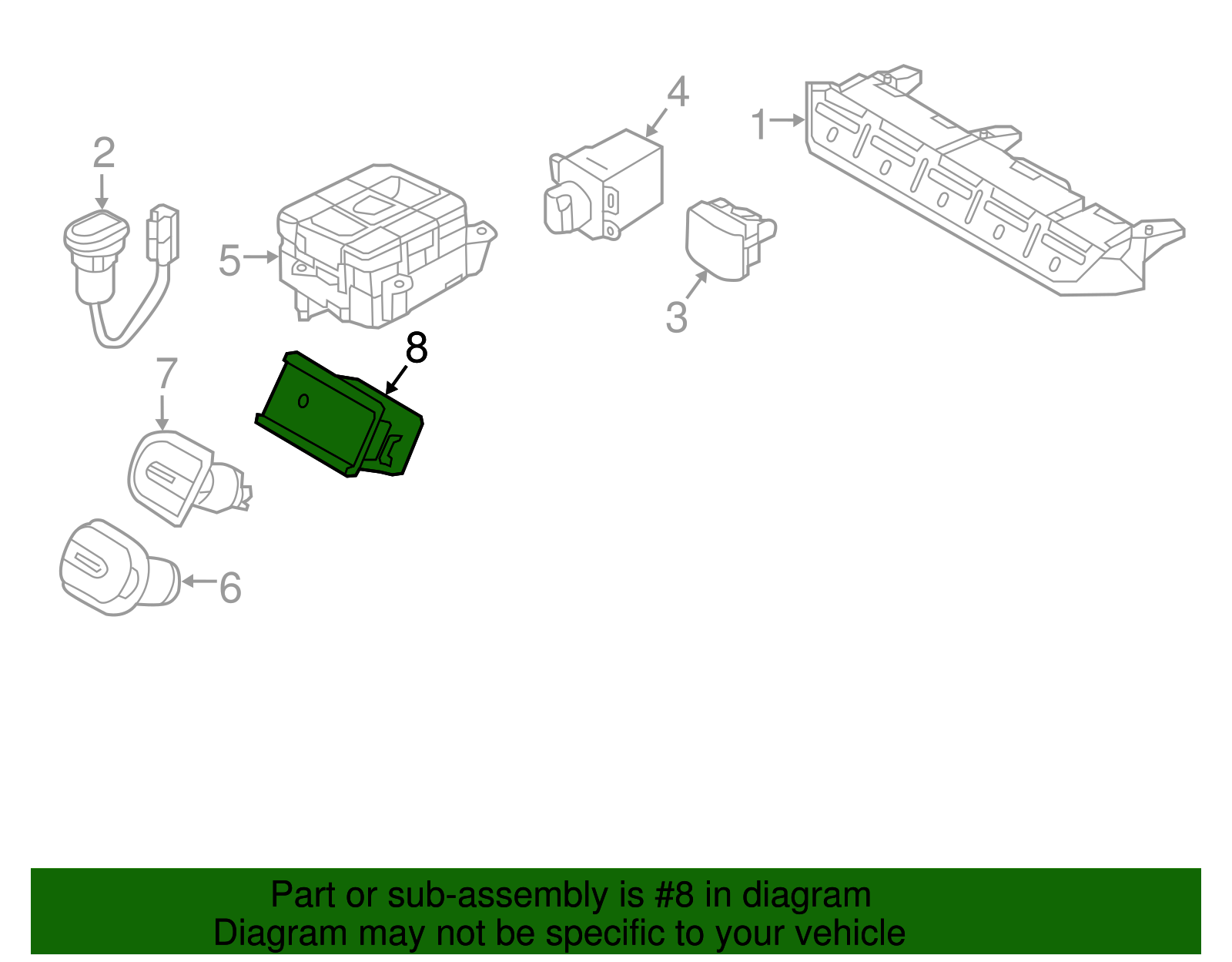 Auxiliary Jack - Kia (96120-C5100)