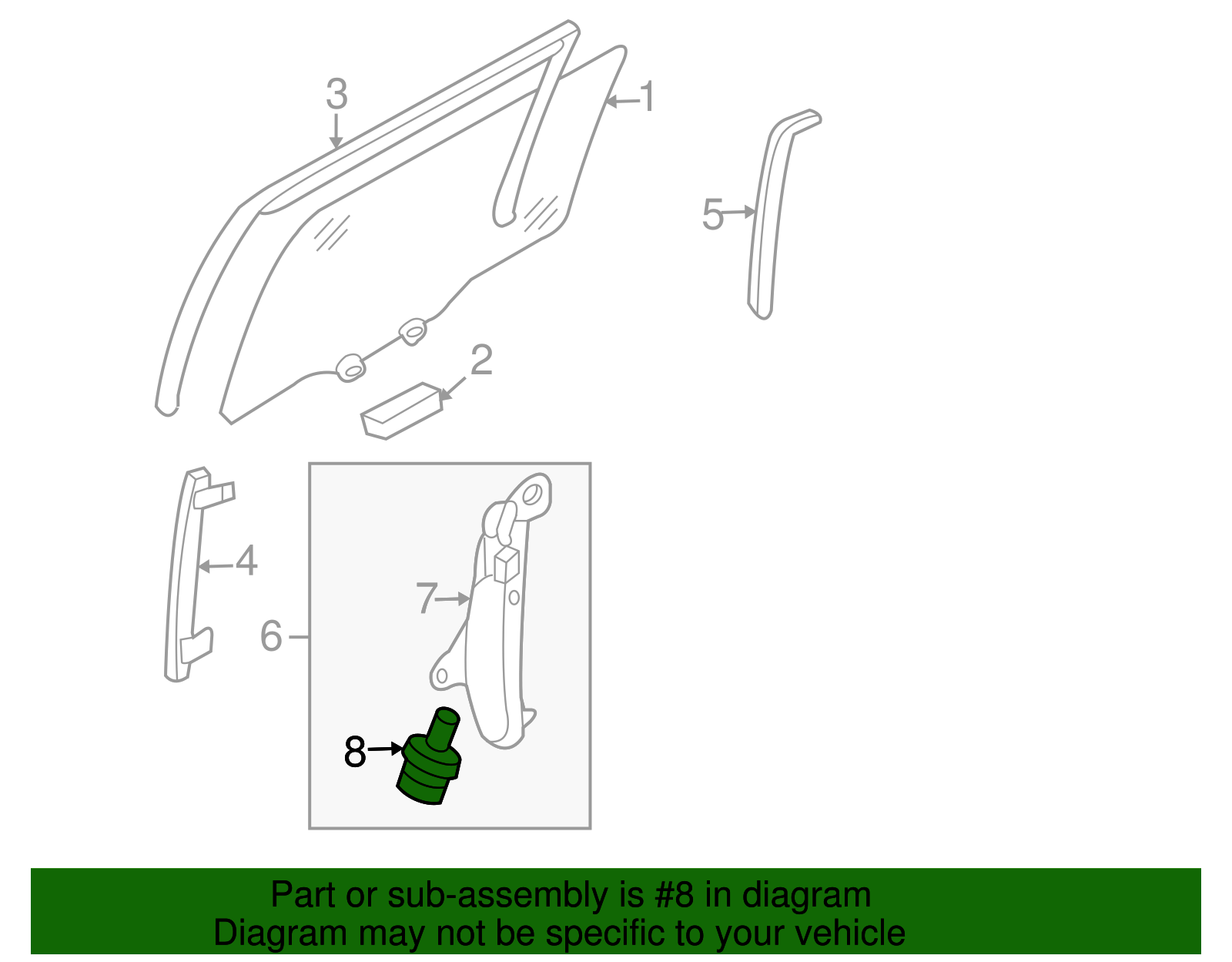 Window Motor - Kia (82450-4D020)