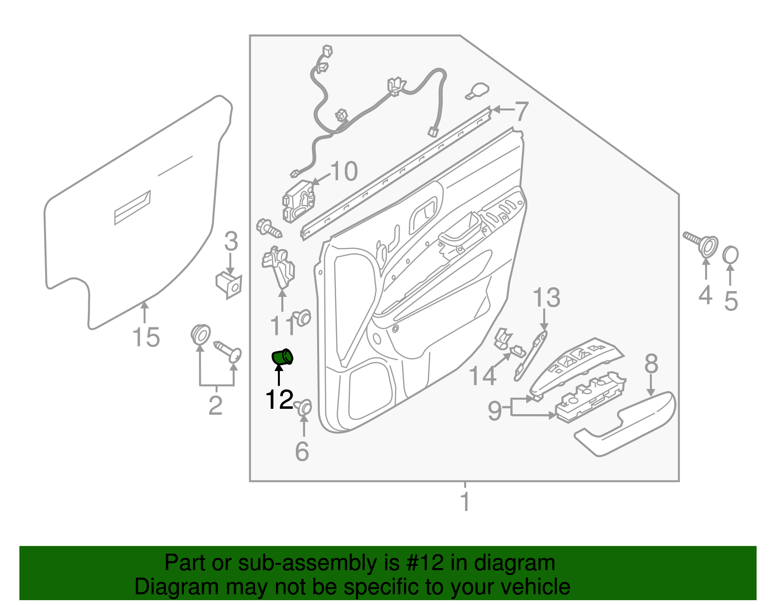 Fuel Door Switch - Kia (93590-4D010KS)