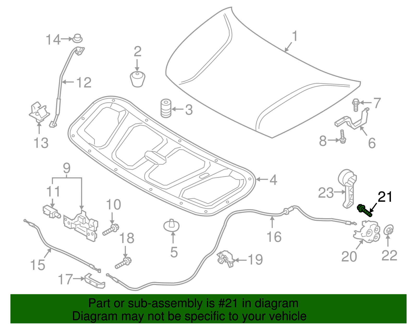 Handle Base Screw - Kia (12431-06141)