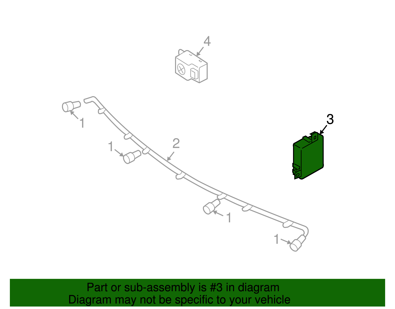 Control Module - Kia (95700-4D003)