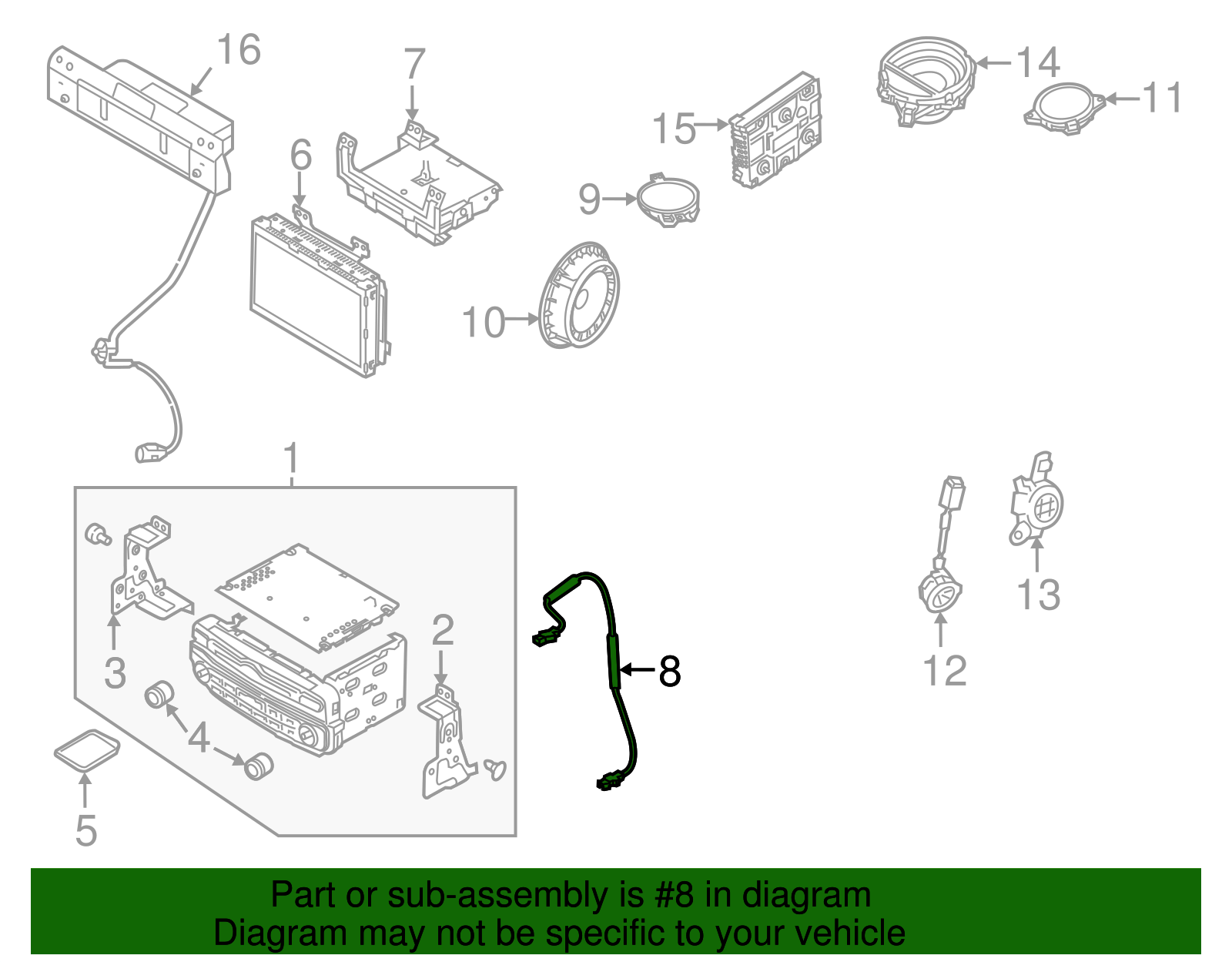 Wire Harness - Kia (96591-3R005)