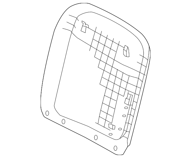 Seat Back Panel - Kia (88390-4D221AGX)