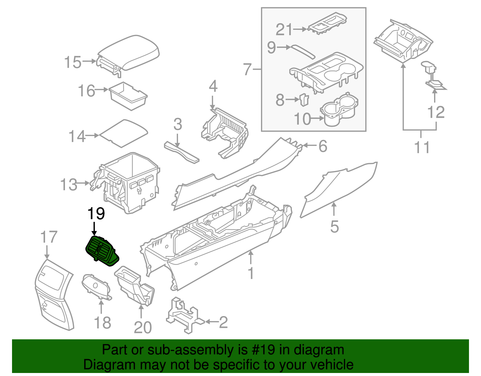 Air Vent - Kia (97040-C6000)