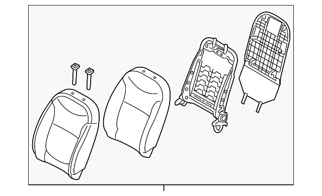 Seat Back Assembly - Kia (88300-B2AJ0KHX)