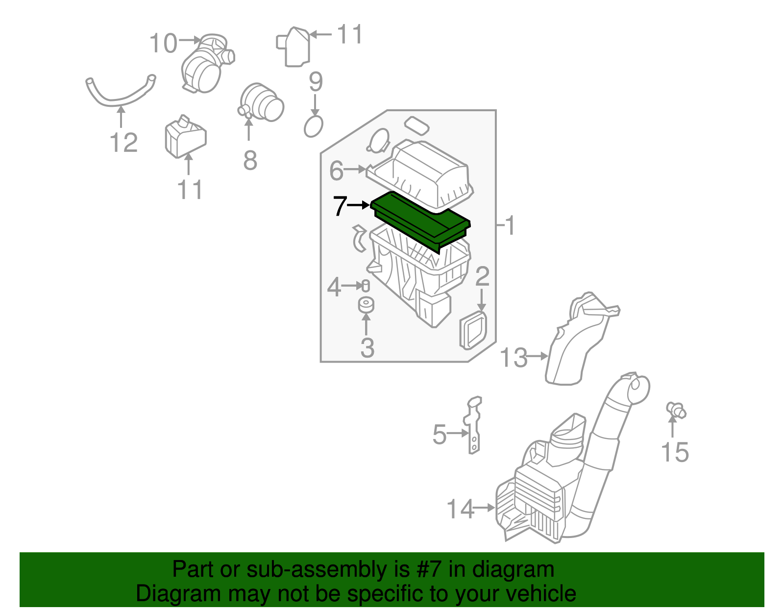 Air Filter - Kia (28113-4D000)