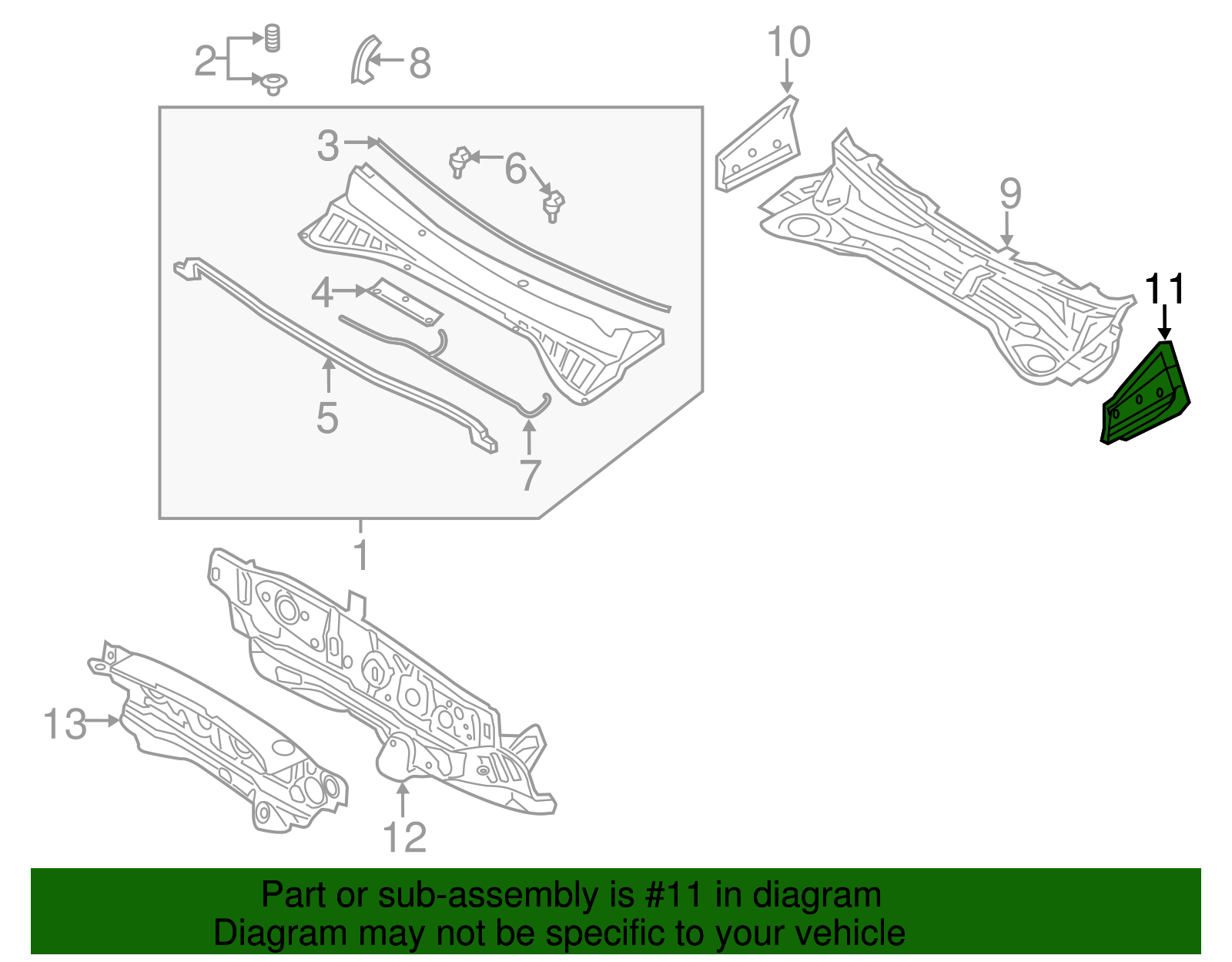 Panel Extension - Kia (66718-C5001)