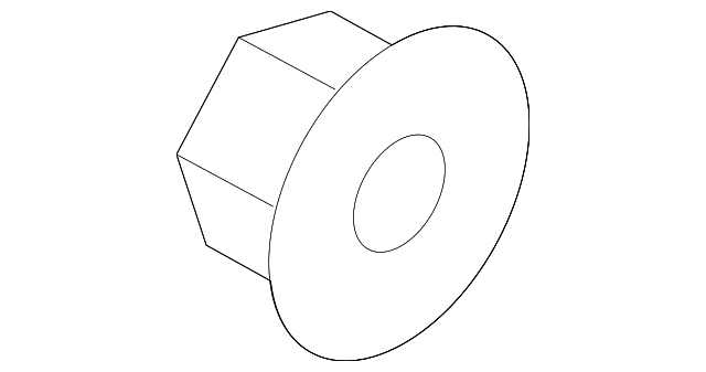 Quarter Glass Nut - Kia (81564 3E000)