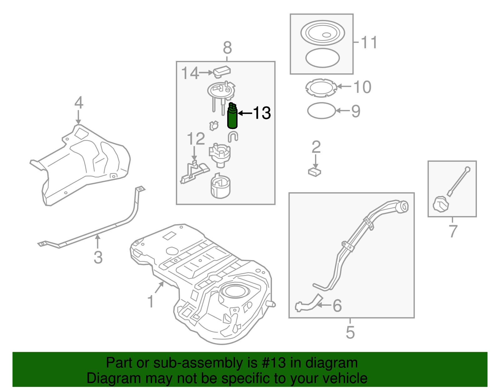 Fuel Pump - Kia (31111-4Z000)