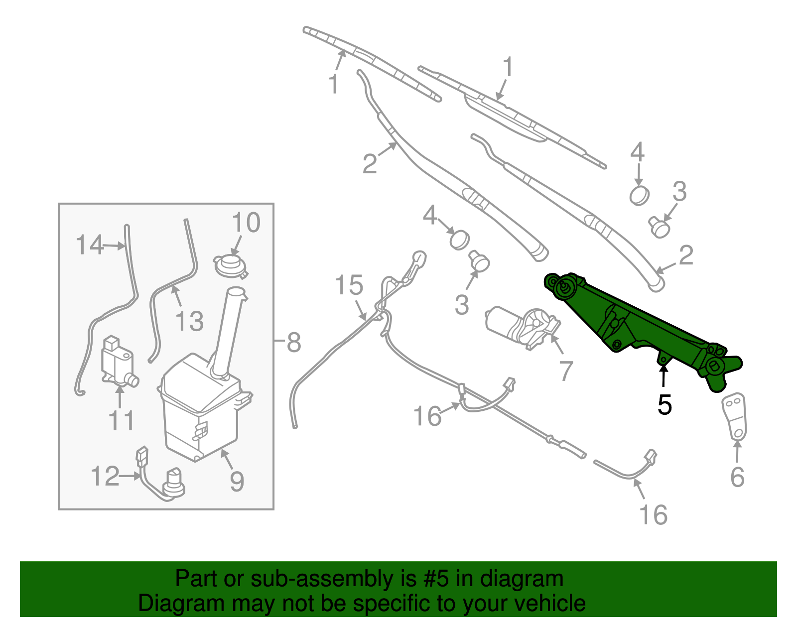 Link Assembly - Kia (98120-4D000)