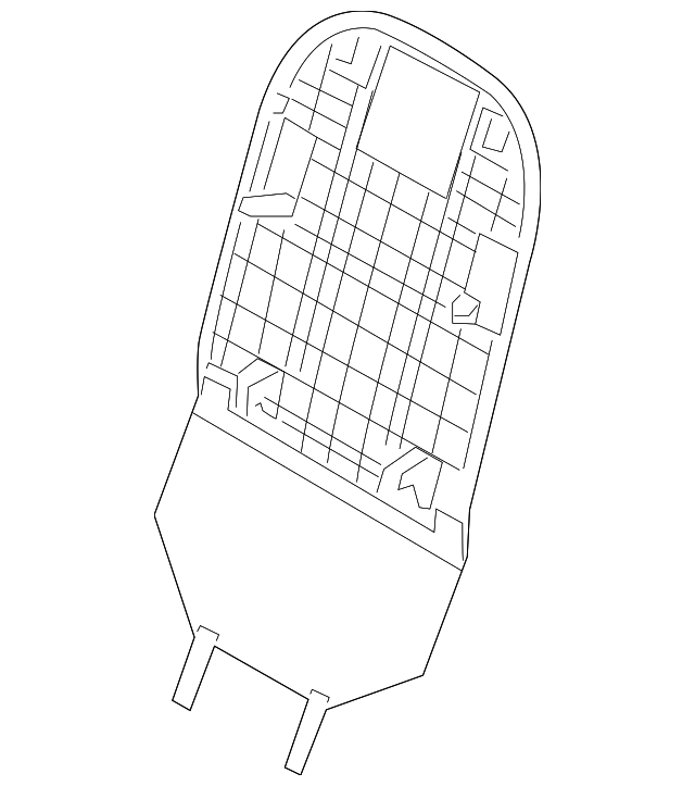 Seat Back Panel - Kia (88390-B2200EQ)