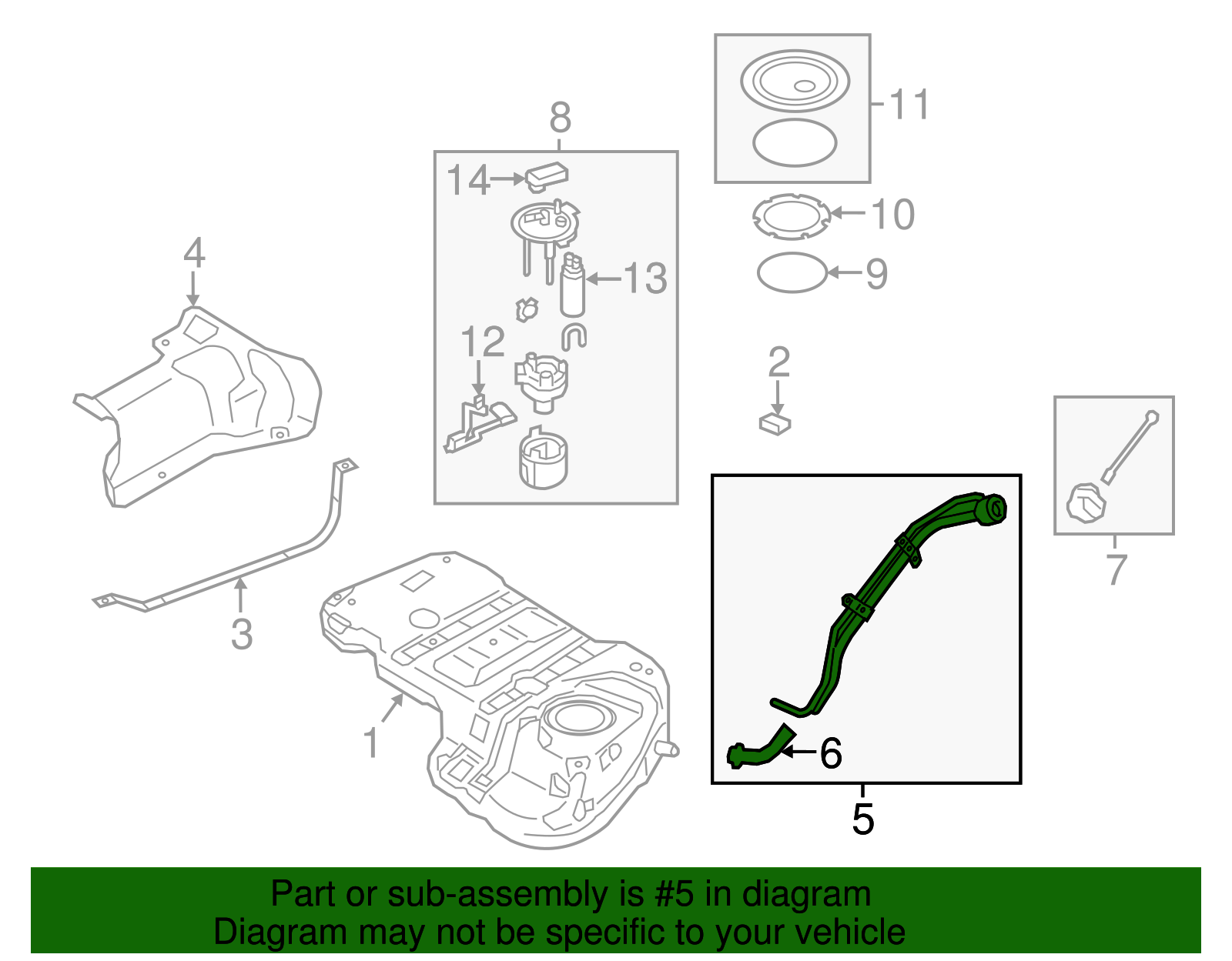Filler Neck - Kia (31030-1U500)