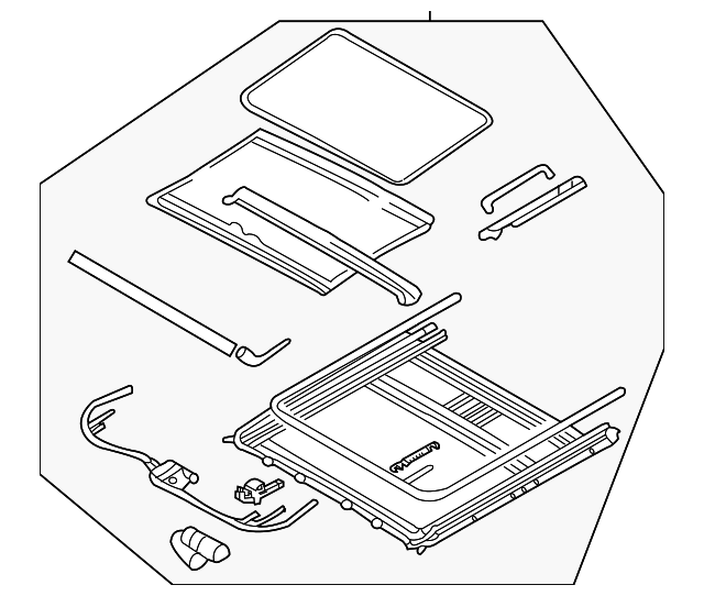 Sunroof Assembly - Kia (81600-4D070QW)