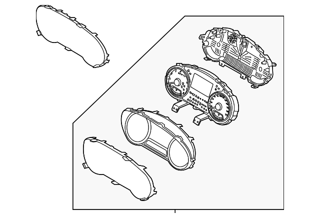 Cluster Assembly - Kia (94016-B2722)